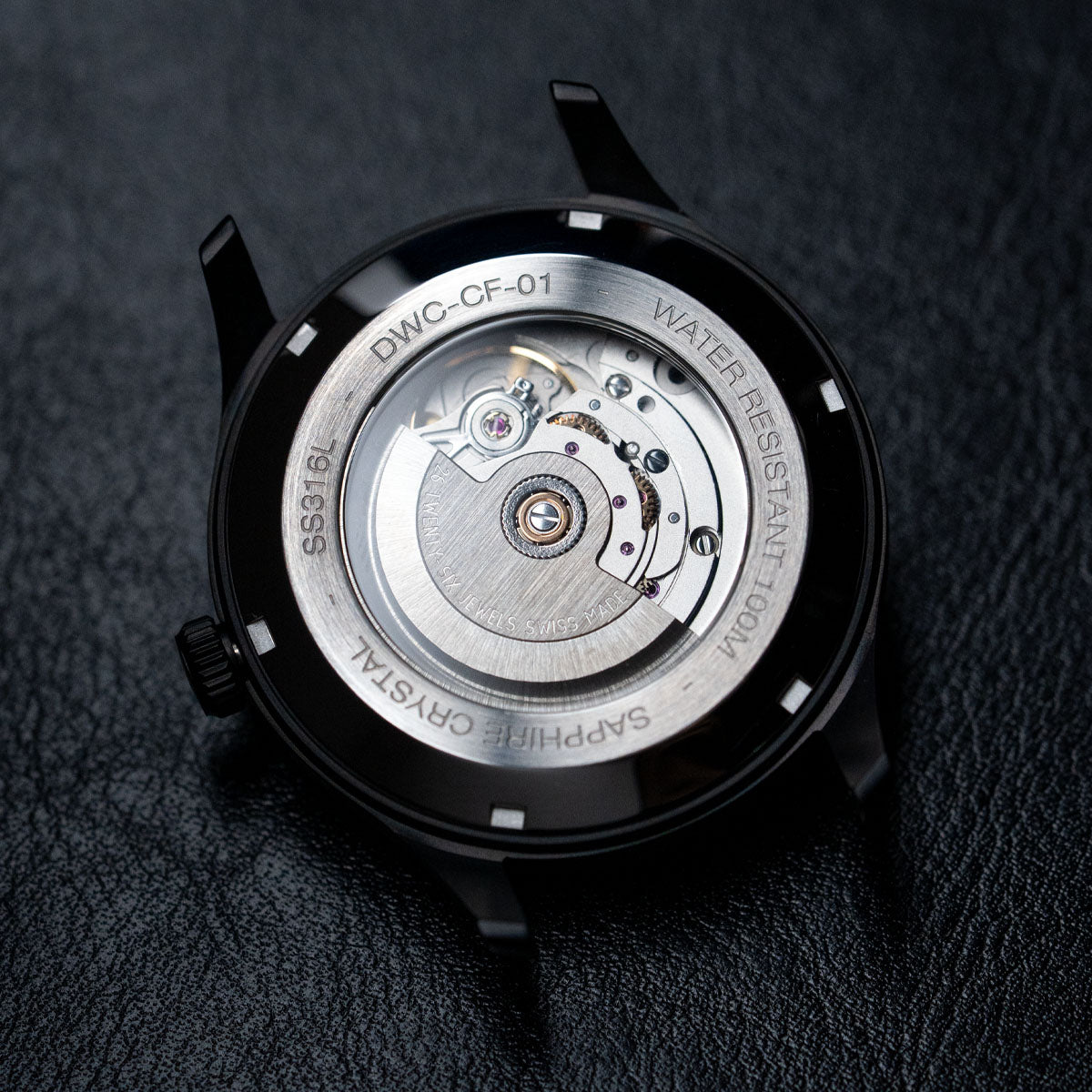 Swiss movement DIY Watch Kit | PVD Pilot Watch with Sellita SW200