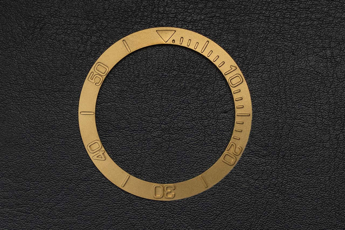 39.4mmブロンズダイバーベゼルインサート - タイプDブロンズ