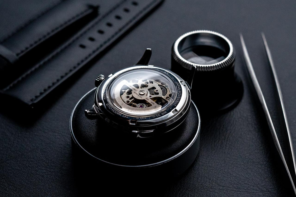 DIY Watchmaking Kit | 38.5mm Mosel series - Salmon Dial Skeleton