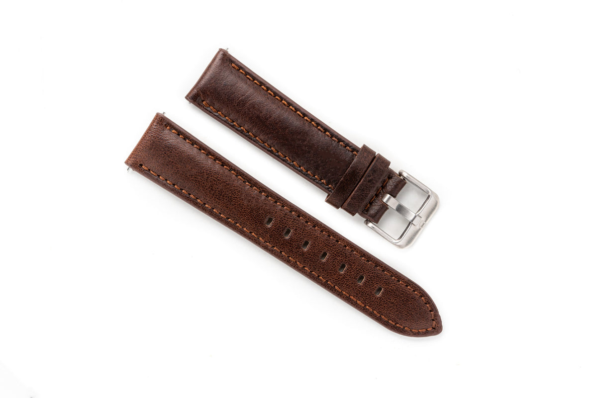 Diy leather watch strap hot sale