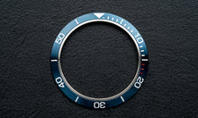 Load image into Gallery viewer, Stainless steel blue bezel insert for Seiko Mod and diy watch club diver