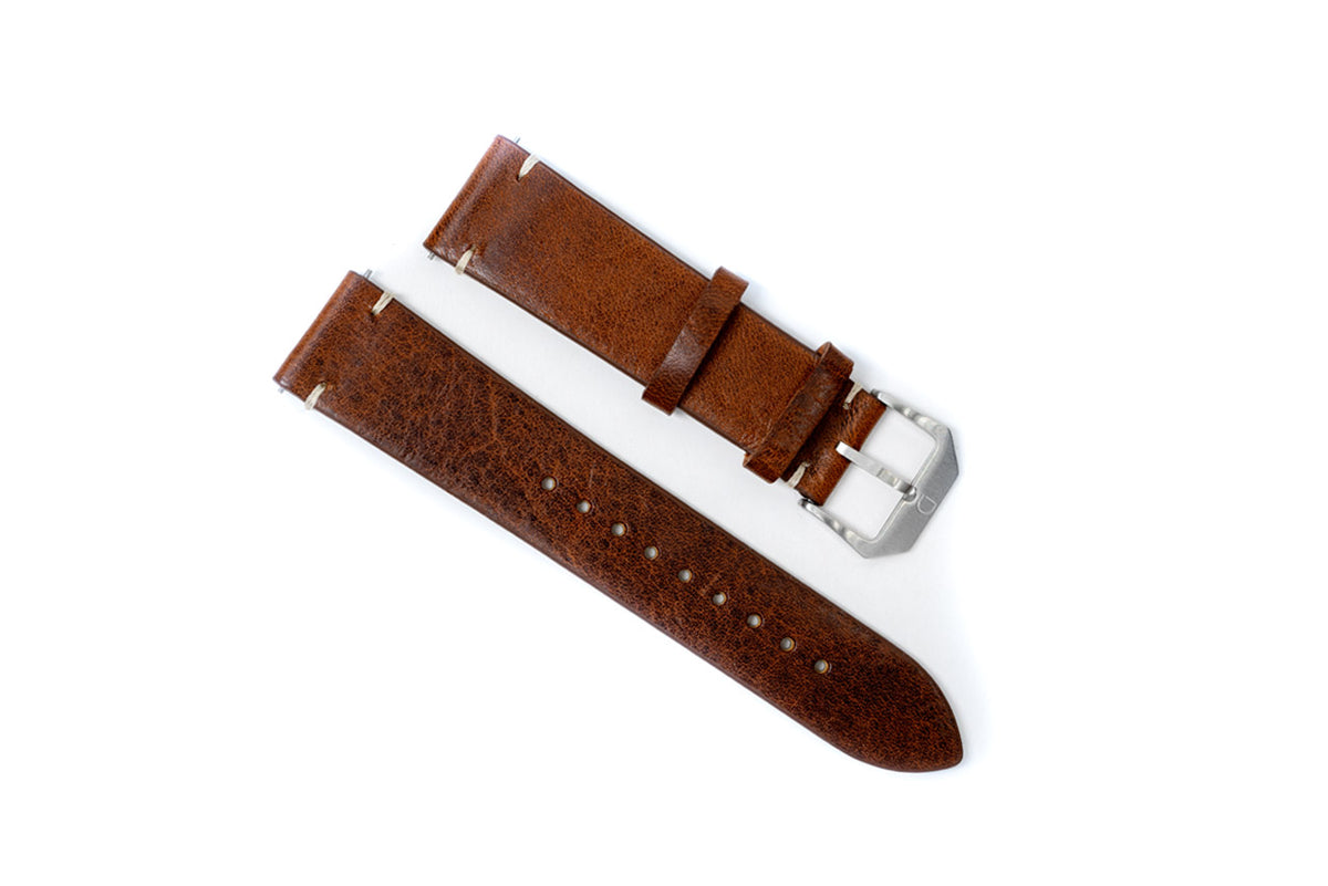 DIY Watch Club Vintage Strap -- Brown