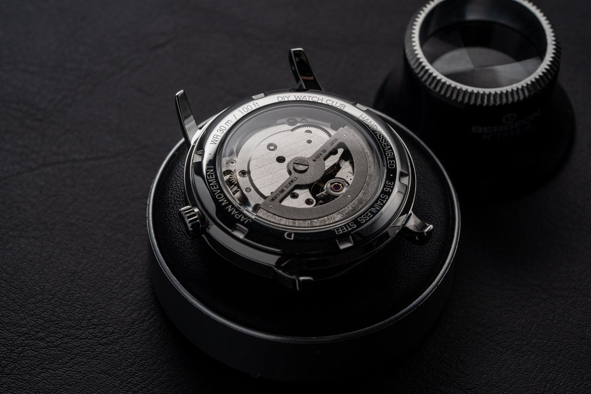 DIY Watchmaking Kit | 38.5mm Mosel - Silver open heart