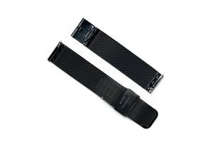 DIY WATCH CLUB Mesh Band -- Black for dress watch