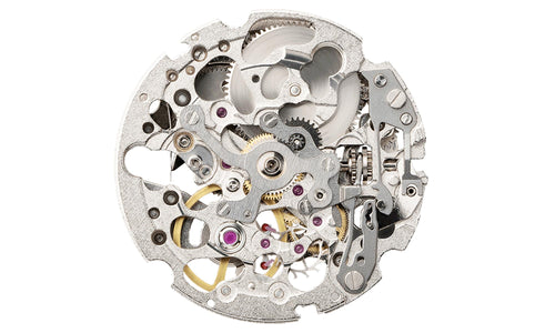 japanese watch movement - silver miyota 8n24 movement - automatic