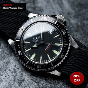 40mm Vintage Dive Watch Kit Seiko Mechanical with tools and video in DIYWATCH Club