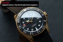 Load image into Gallery viewer, Bronze GMT Dive Watch kit - diy watch club