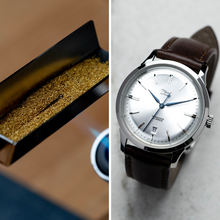 Load image into Gallery viewer, DIY Flame Blue Hands + Watchmaking Kit | Mosel Series Edition - dress watch