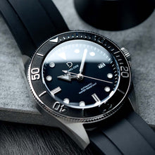 Load image into Gallery viewer, Black Type D bezel dive watch kit  | D02 Dial with BGW9 SuperLume