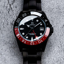 Load image into Gallery viewer, [LIMITED] DIY Watchmaking Kit | PVD GMT Coke Red-Black Dive Watch | Seiko Automatic GMT movement | DWC-D03 