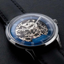 Load image into Gallery viewer, DIY Watchmaking Kit | Mosel series - Blue Dial Skeleton vintage dress watch w/ Miyota 8N24 