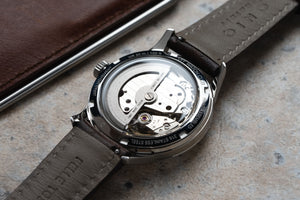 DIY Watchmaking Kit | 35mm Mosel - Silver x Rose Gold Vintage Dress Watch w/ Miyota 82S0 or 8315