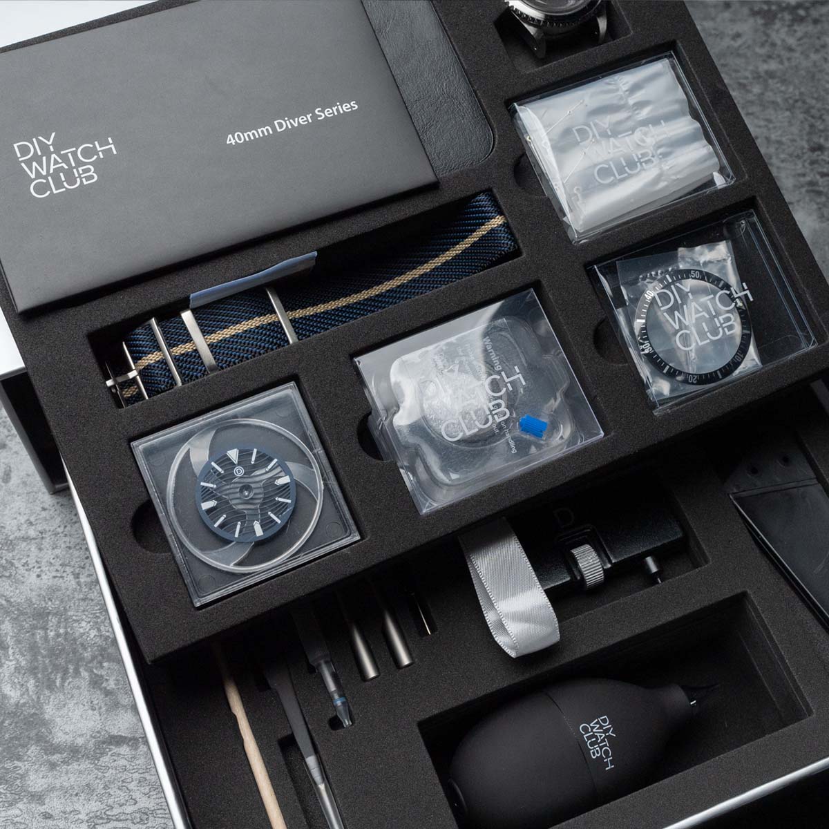 HOT PICK - 40mm Vintage Skeleton Dive Watch Kit (Seiko NH70) with tool ...