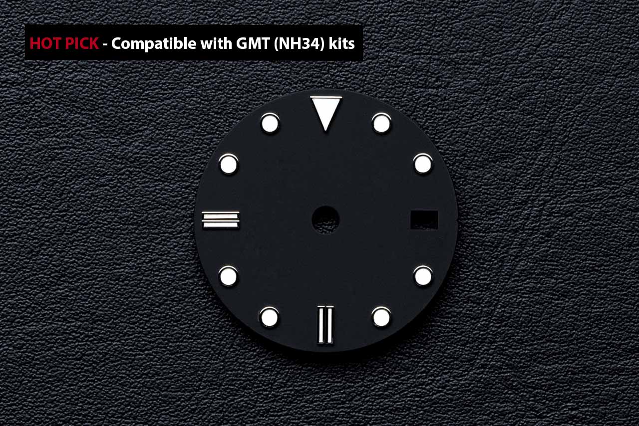 DIY WATCH CLUB Custom Dial for Seiko NH34 GMT watch