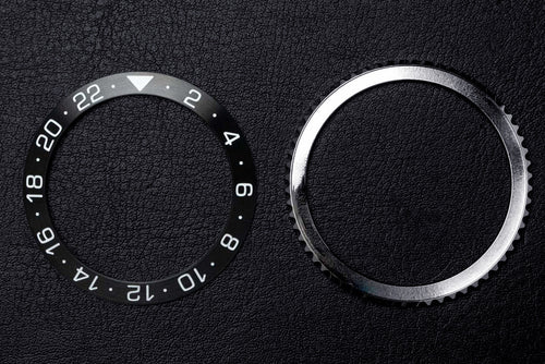 41.5mm Bezel Bundle - Diver GMT Bezel Insert (Blue - Type B) & 24