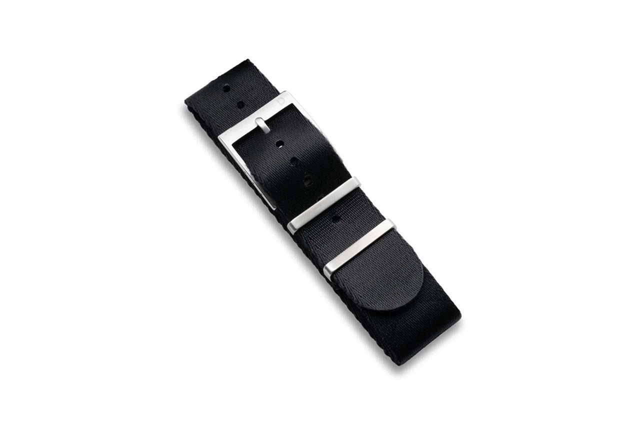 DIY Watch Club Classic Nylon Strap - Black 