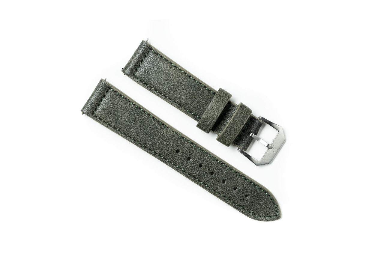 DIY WATCH CLUB Vegan Leather Strap -- Green