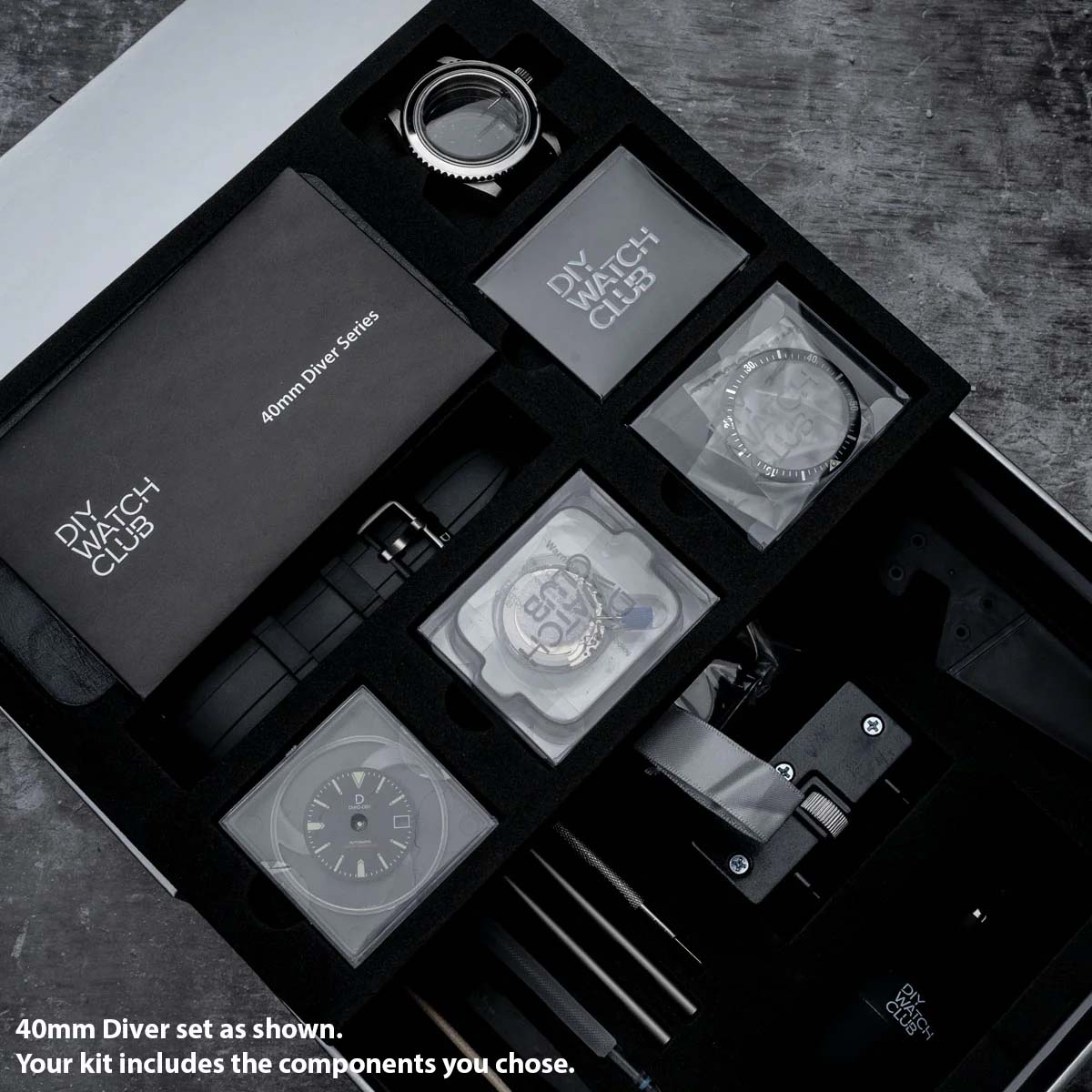 DIY Watchmaking Kit | 35mm Mosel - Silver x Rose Gold Vintage Dress Wa ...