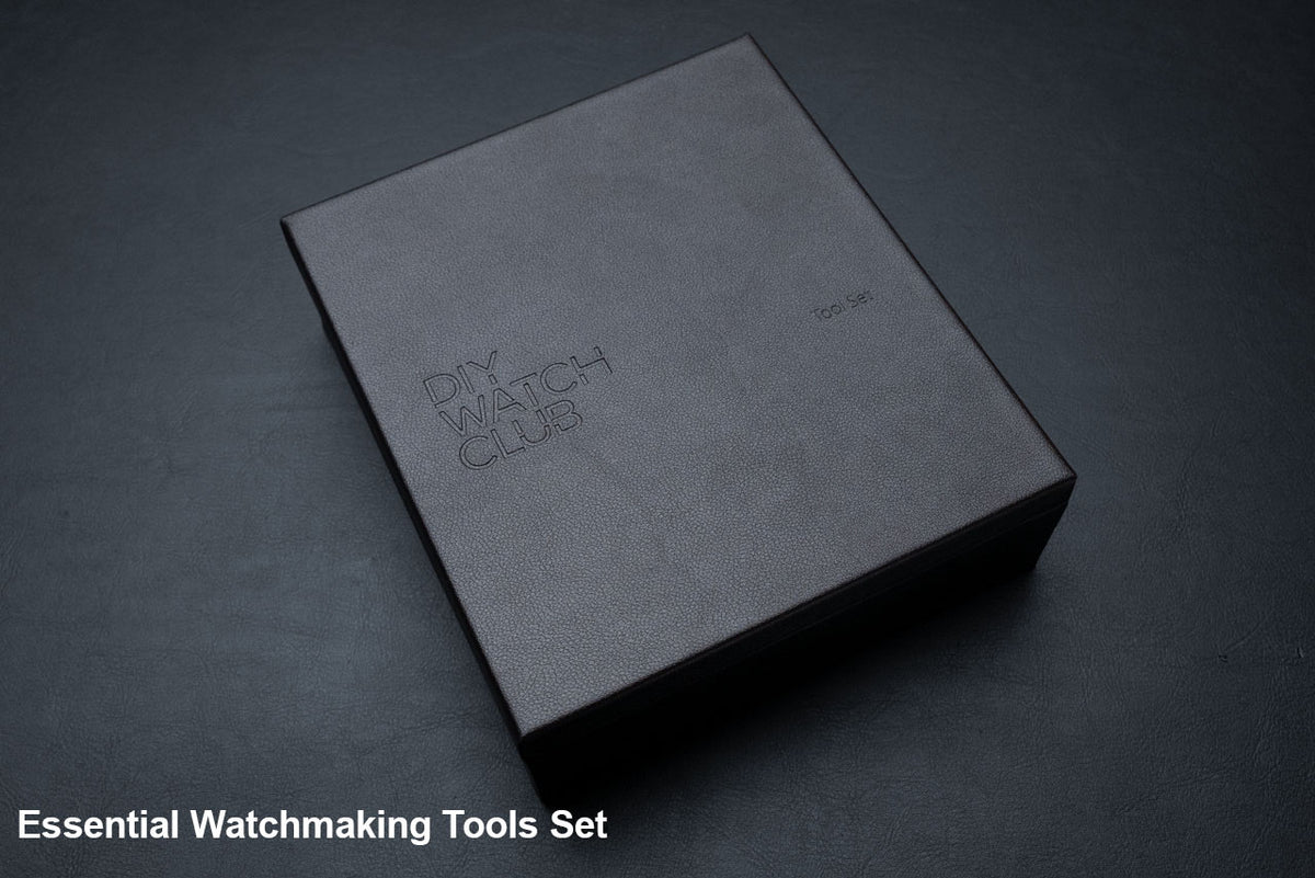 Watch Making Kit DIY Watchmaking Kit | 35mm Mosel - Black x Rose Gold Vintage Dress Wat ...