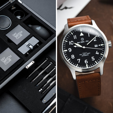 Load image into Gallery viewer, DIY Watch Gift Set for Pilot Watch Lovers and EDC - watchmaking kit - pilot watch 