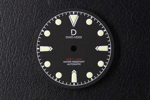 28.5mm DWC VD03 Black Dial with C3 Superlume for TMI NH series
