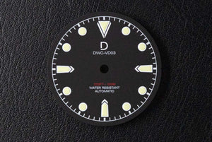 28.5mm DWC VD03 Black Dial with C3 Superlume for TMI NH series