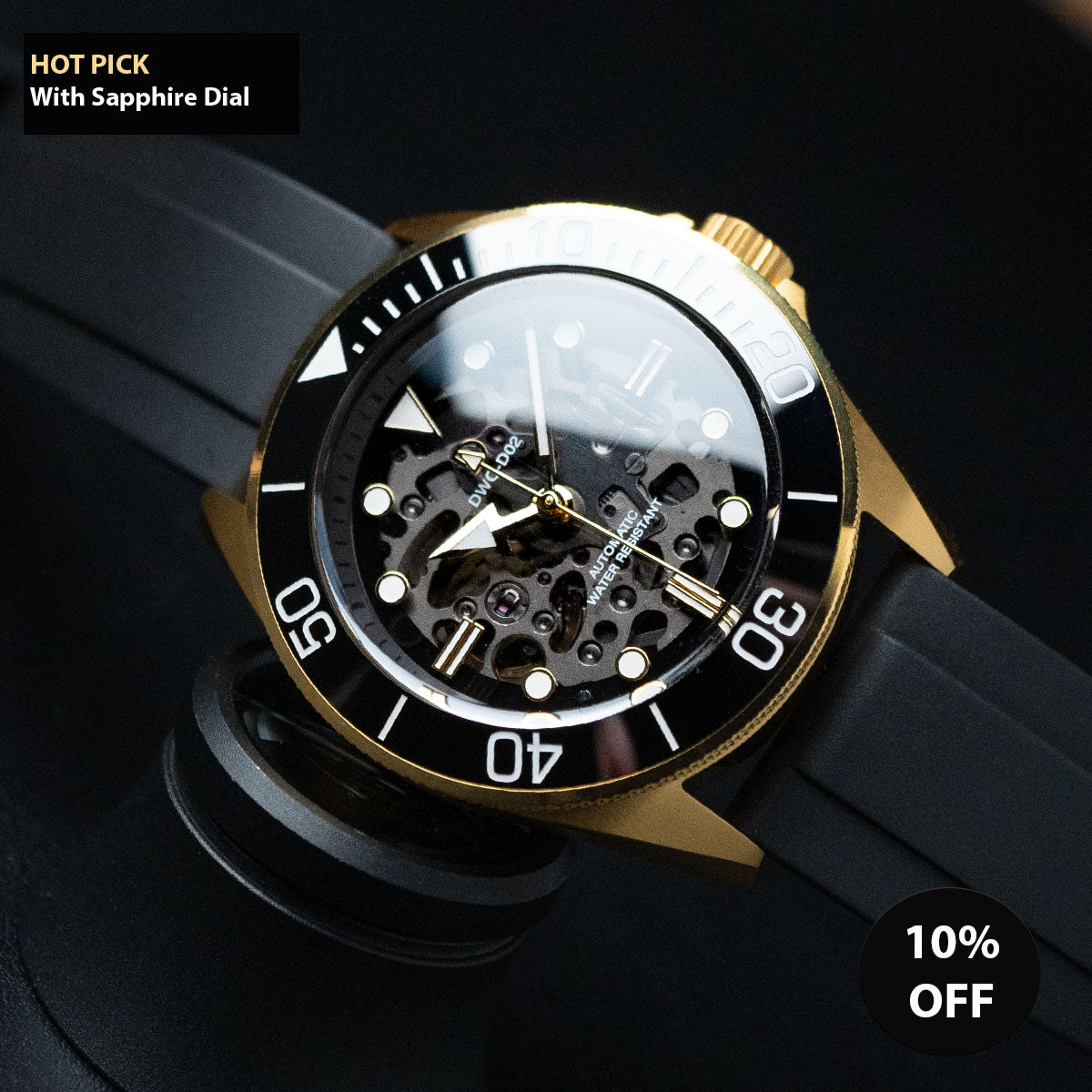 Wrist Watch Diy Watch Club Kit Modding Starter Combo] DIY Watchmaking Kit  40mm Pilot Watch With