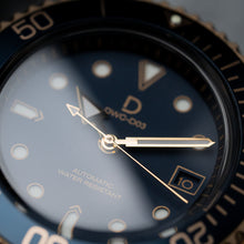 画像をギャラリービューアに読み込む, 42mm Blue Bronze Dive Watch kit with Vintage Brown Strap | D03 Deep Blue Sandwich Dial with BGW9 SuperLume | Movement: Seiko Automatic