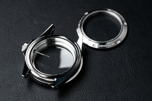 40mm DWC Vintage Diver Case - Stainless Steel - high-dome acrylic crystal 