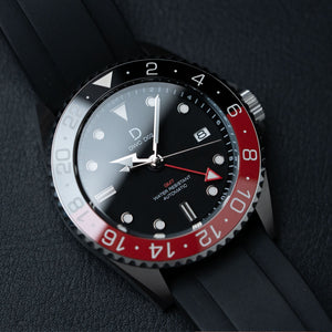 [Modding Starter Combo] DIY Kit Bundle | 42mm Dive GMT Coke, Pepsi, and Silver steel Bezel | Seiko Automatic GMT movement | DWC-D02