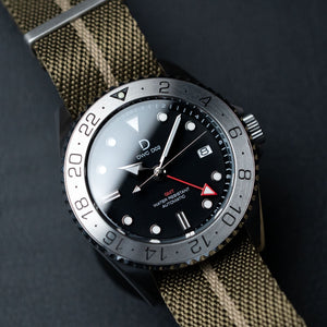 [Modding Starter Combo] DIY Kit Bundle | 42mm Dive GMT Coke, Pepsi, and Silver steel Bezel | Seiko Automatic GMT movement | DWC-D02