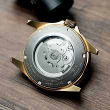 Load image into Gallery viewer, LIMITED - 42mm Bronze Dive Watch kit | D03 Black Sandwich Dial with BGW9 SuperLume | Movement: Seiko Automatic NH34