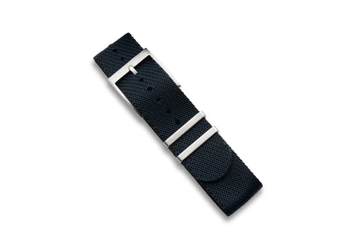 DIY Watch Club Classic Nylon Strap - Navy x Black
