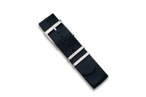 DIY Watch Club Classic Nylon Strap - Navy x Black
