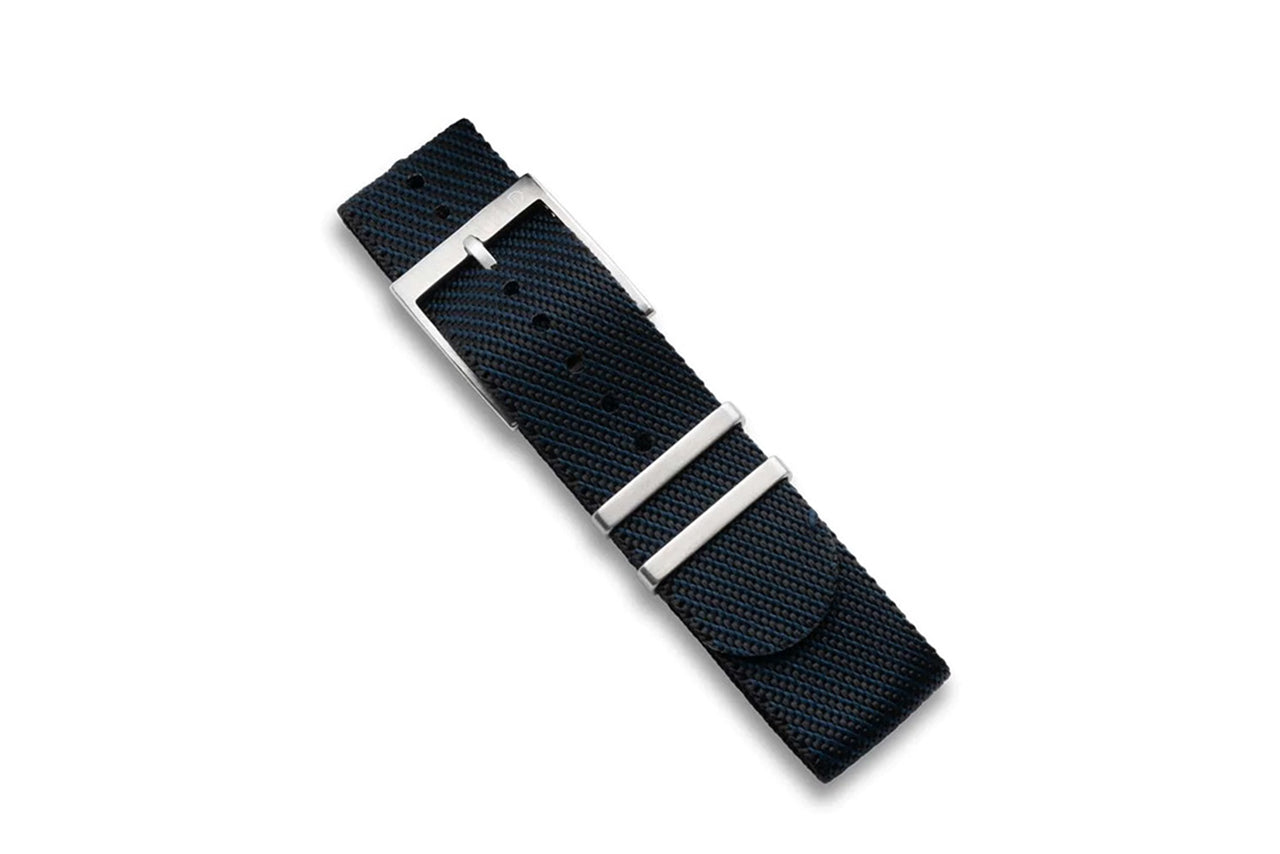 DIY Watch Club Classic Nylon Strap - Navy x Black
