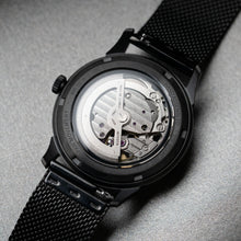 Load image into Gallery viewer, DIY Watchmaking Kit | 38.5mm Mosel (2025) series - Black Skeleton Crystal Dial dress watch w/ Miyota 82S0
