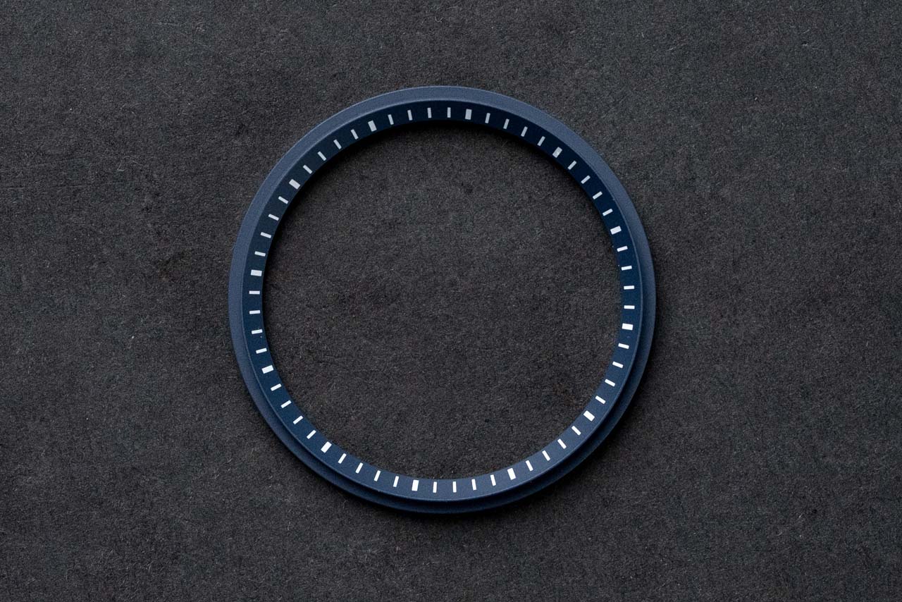 10号～ 未使用品  originals RING WATCH Chapter ring for DIY Watch Club divers - Blue with White & Orange