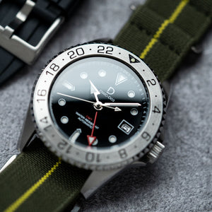 [Modding Starter Combo] DIY Kit Bundle | 42mm Dive GMT Coke, Pepsi, and Silver steel Bezel | Seiko Automatic GMT movement | DWC-D03