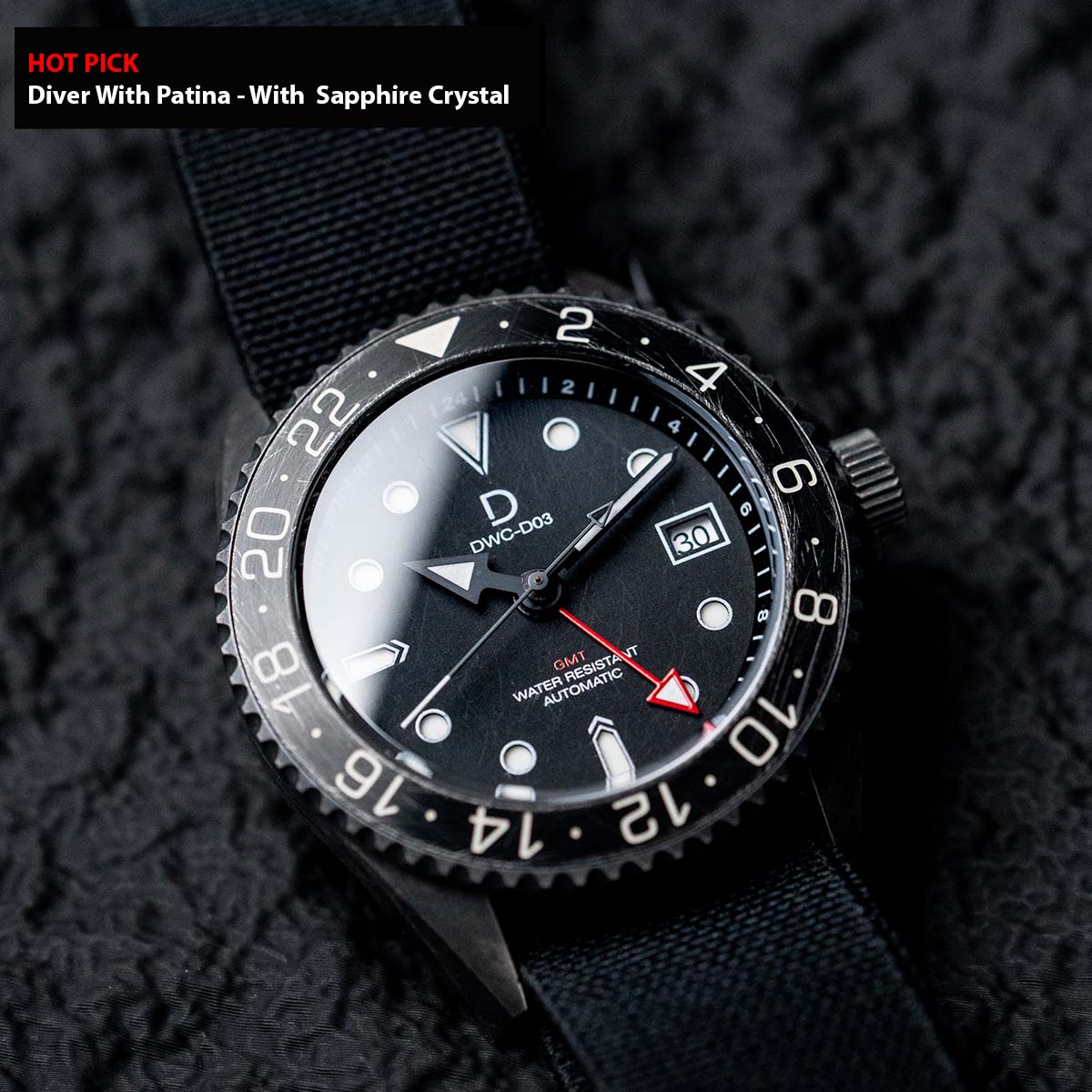 DIY Watchmaking Kit | NH34 GMT Dive Watch | Seiko GMT movement