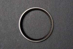 Chapter ring for DIY Watch Club divers - Brushed Gun Silver with