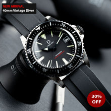 Load image into Gallery viewer, 40mm Vintage Dive Watch Kit (Seiko Mechanical) with tools and video instructions 