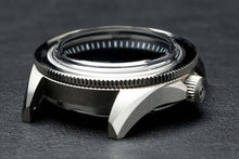 Load image into Gallery viewer, 42mm DWC Diver Case - Coin Edge Bezel variant - Stainless Steel - Top Hat Sapphire Double Dome (DWC-CD-01)