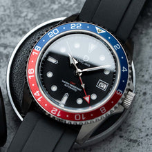 Load image into Gallery viewer, [Modding Starter Combo] DIY Kit Bundle | 42mm Dive GMT Coke, Pespi, and Silver steel Bezel | Seiko Automatic GMT movement | DWC-D03 - pepsi