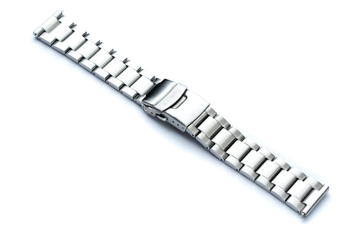 EONIQ 銀色不鏽鋼錶帶 [僅適用於Mosel、飛行員及Expedition系列腕錶] - 不含弧形頭粒 (Endlink)
