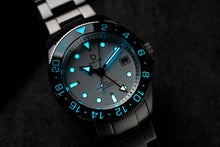 Load image into Gallery viewer, diy watch club - white coke gmt lume shot