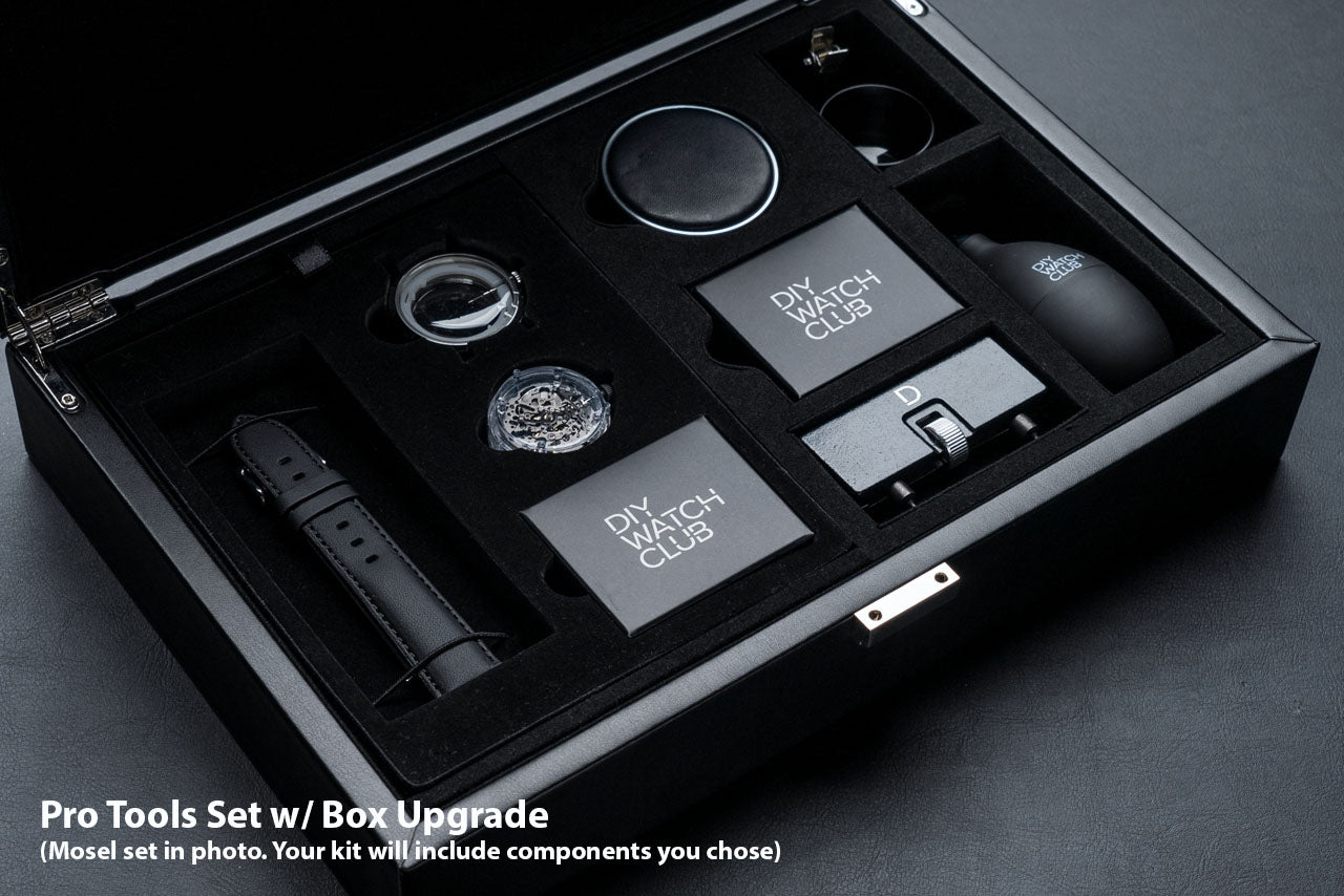 Watchmaker Kit DIY Watchmaking Kit | 35mm Mosel - Silver x Rose Gold Vintage Dress Wa ...