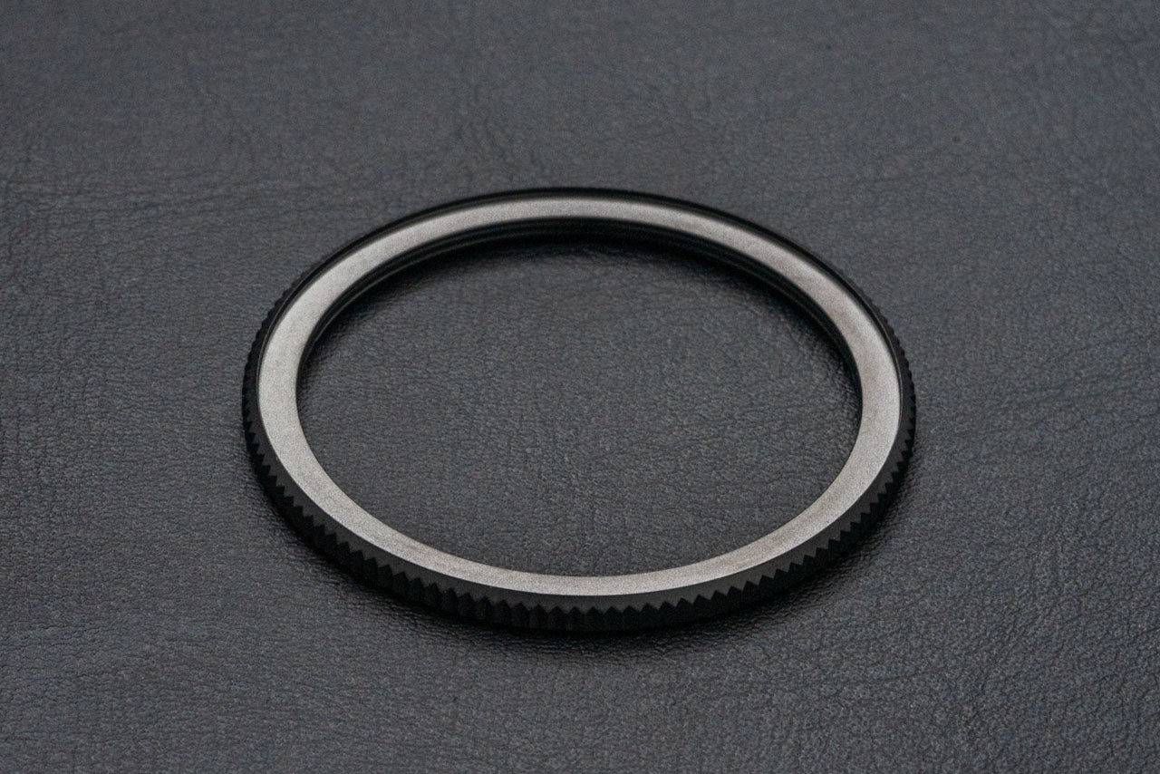 Coin Edge thin profile PVD Black bezel - for DWC divers, Seiko SKX and 5KX/SRPD