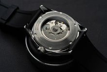 Load image into Gallery viewer, 42mm White dial &quot;Batman&quot; GMT Watch Kit | NH34 GMT Dive Watch | White FKM Rubber Band | Ceramic Blue-Black GMT Bezel | DWC-D03