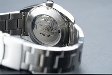Load image into Gallery viewer, Explorer style dress watch kit with steel bracelet | D03 Black Sandwich Dial