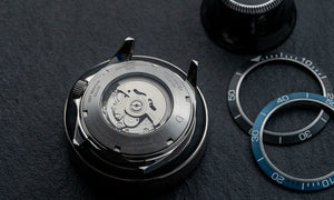 Seiko NH35 silver movement - diy watch club watch modding'